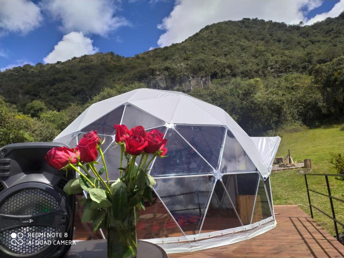 Glamping Hermoso Amanecer Guatavita Εξωτερικό φωτογραφία