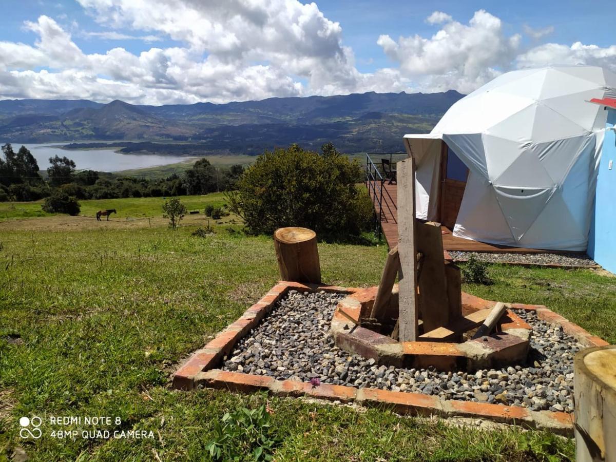 Glamping Hermoso Amanecer Guatavita Εξωτερικό φωτογραφία
