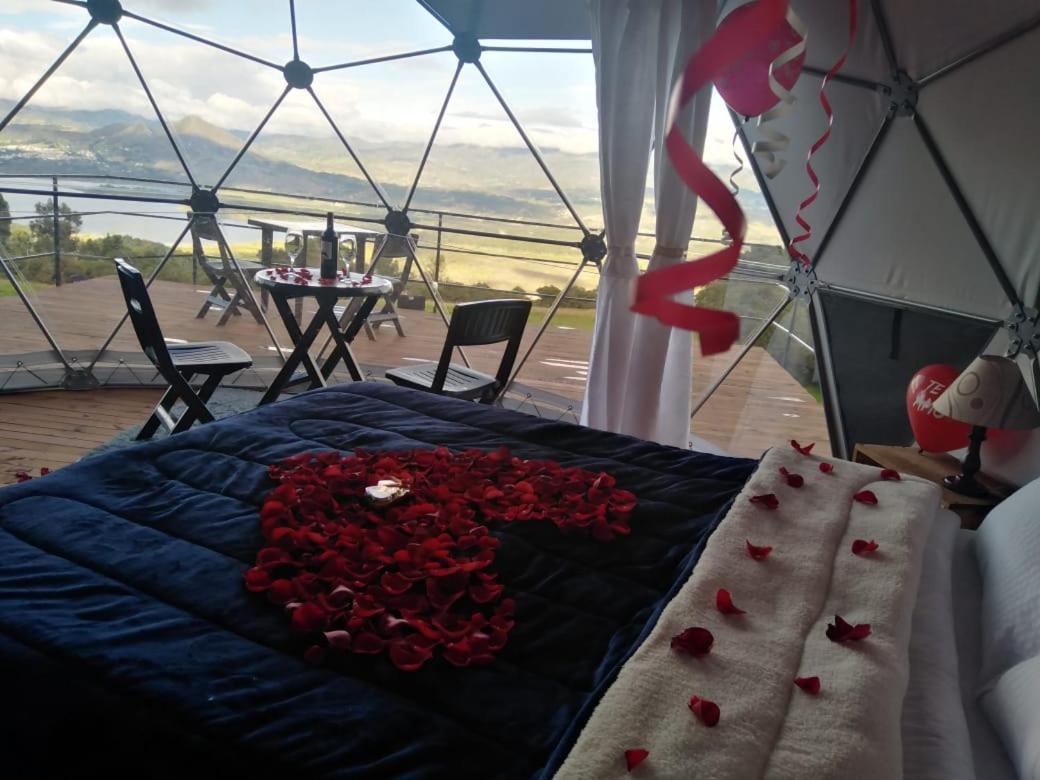 Glamping Hermoso Amanecer Guatavita Εξωτερικό φωτογραφία