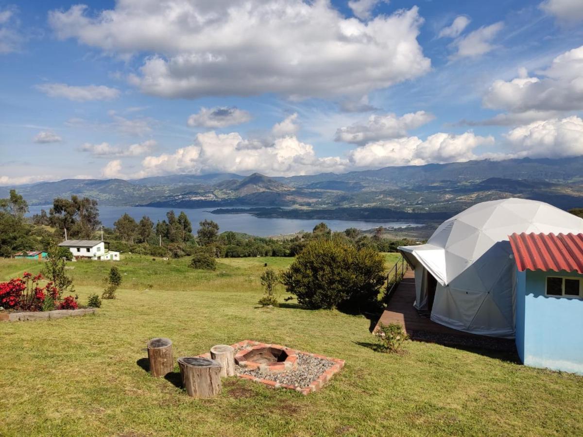 Glamping Hermoso Amanecer Guatavita Εξωτερικό φωτογραφία