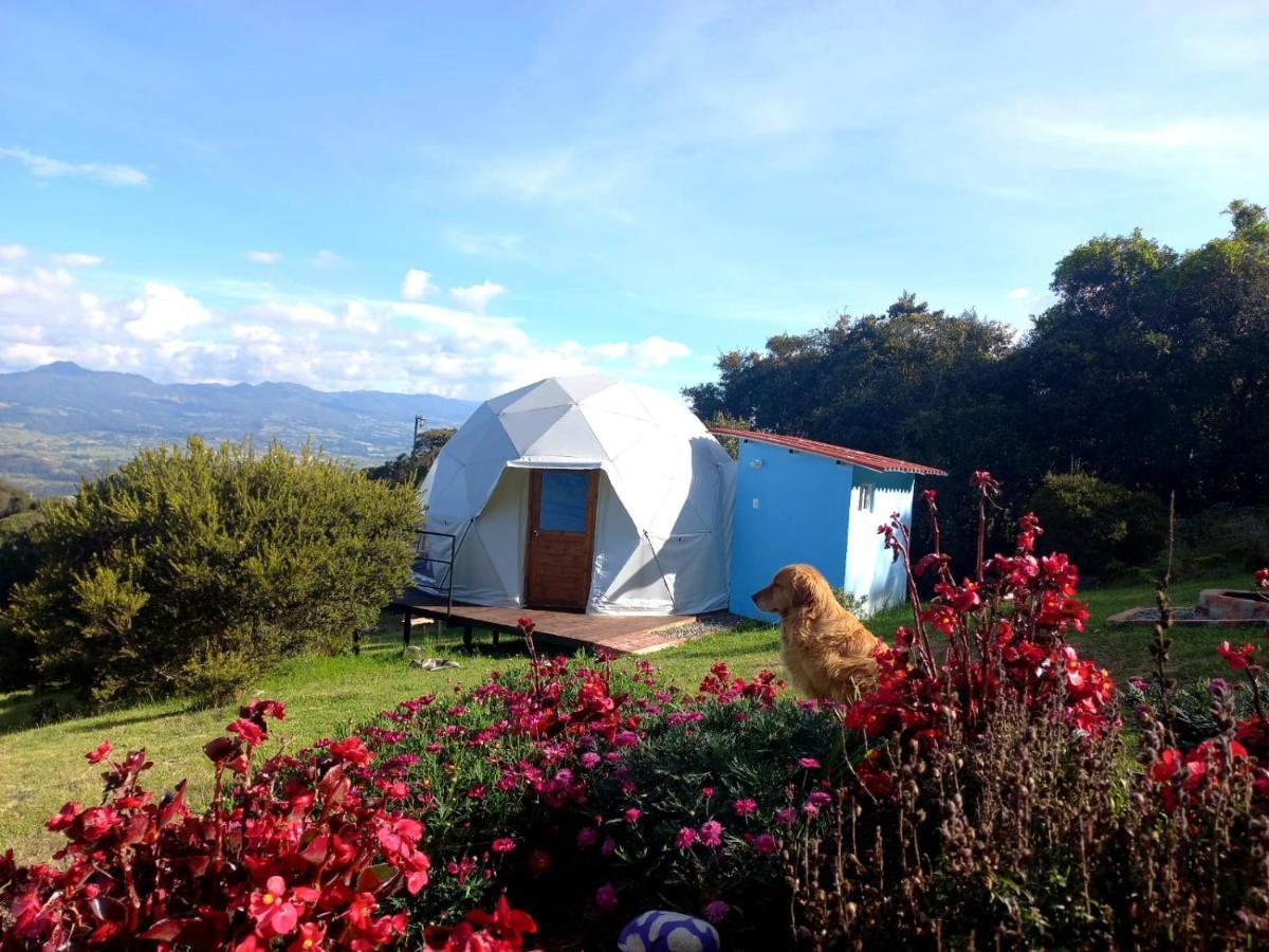 Glamping Hermoso Amanecer Guatavita Εξωτερικό φωτογραφία