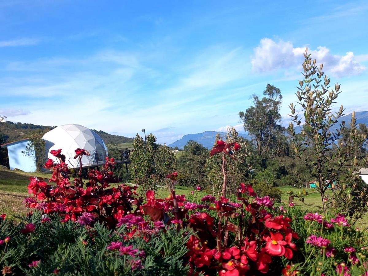 Glamping Hermoso Amanecer Guatavita Εξωτερικό φωτογραφία